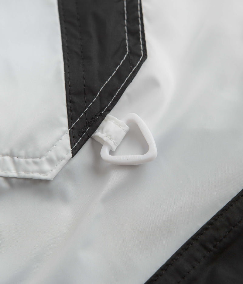 Columbia Challenger Windbreaker Jacket in White and Black