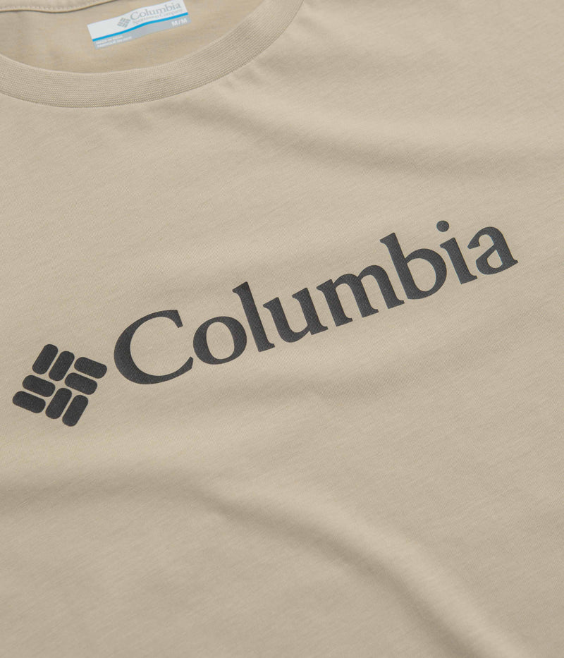 Columbia CSC Basic Logo T-Shirt in Ancient Fossil and CSC Branded Graphic