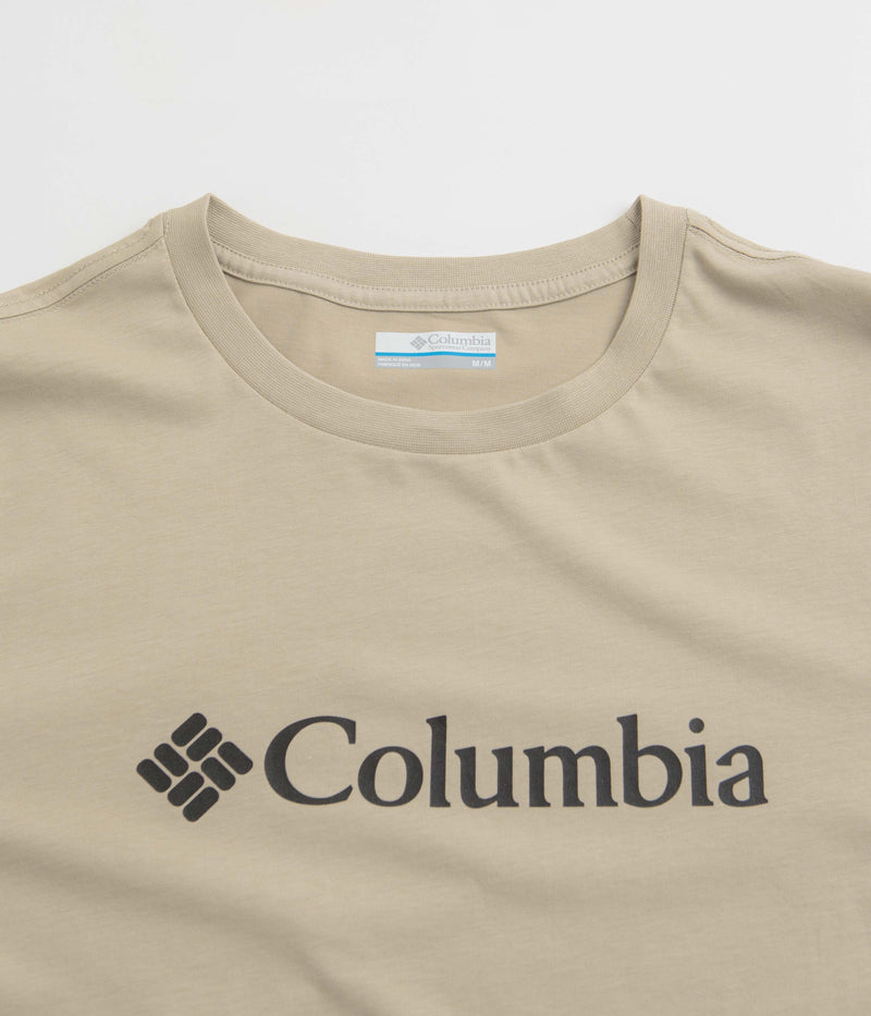 Columbia CSC Basic Logo T-Shirt in Ancient Fossil and CSC Branded Graphic