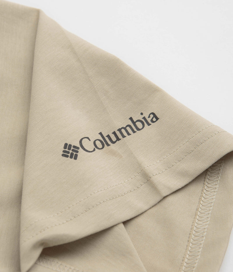 Columbia CSC Basic Logo T-Shirt in Ancient Fossil and CSC Branded Graphic