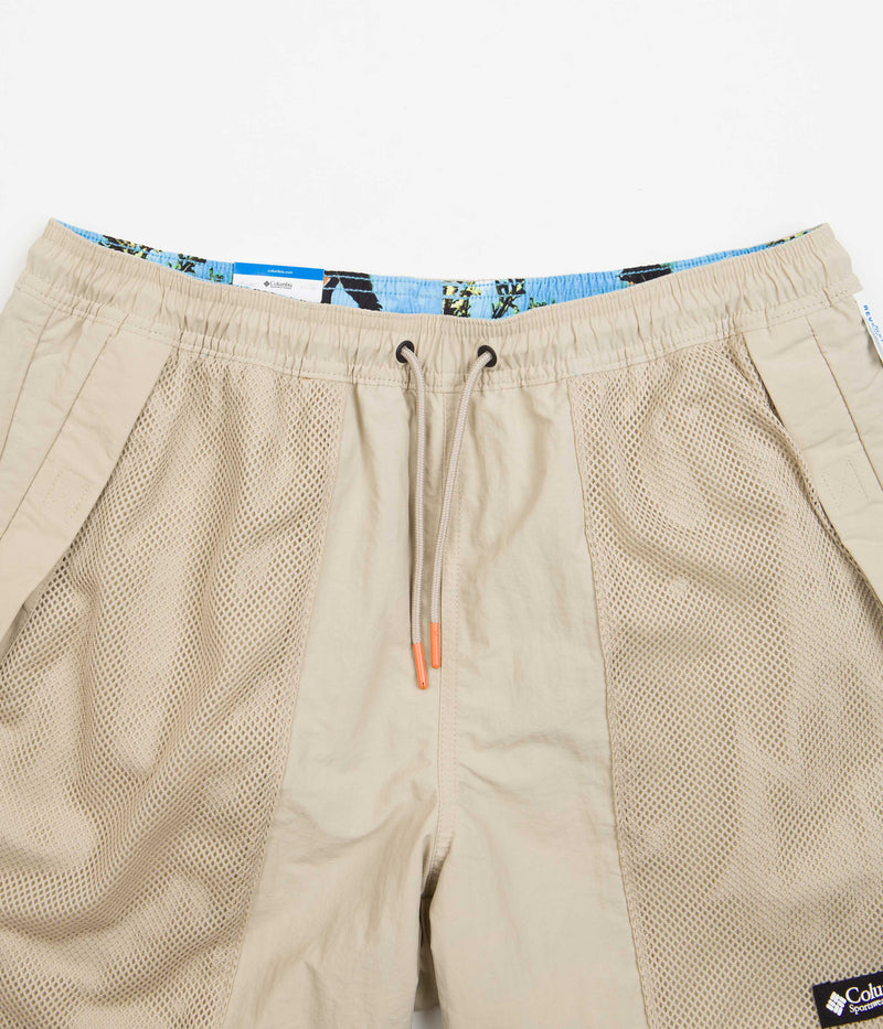 Columbia Deschutes Valley Reversible Shorts in Ancient Fossil and Vista Blue Deschutes Days