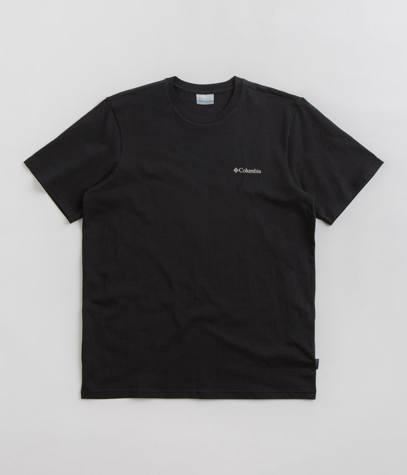 Columbia Explorers Canyon Back T-Shirt in Black and Epicamp Graphic