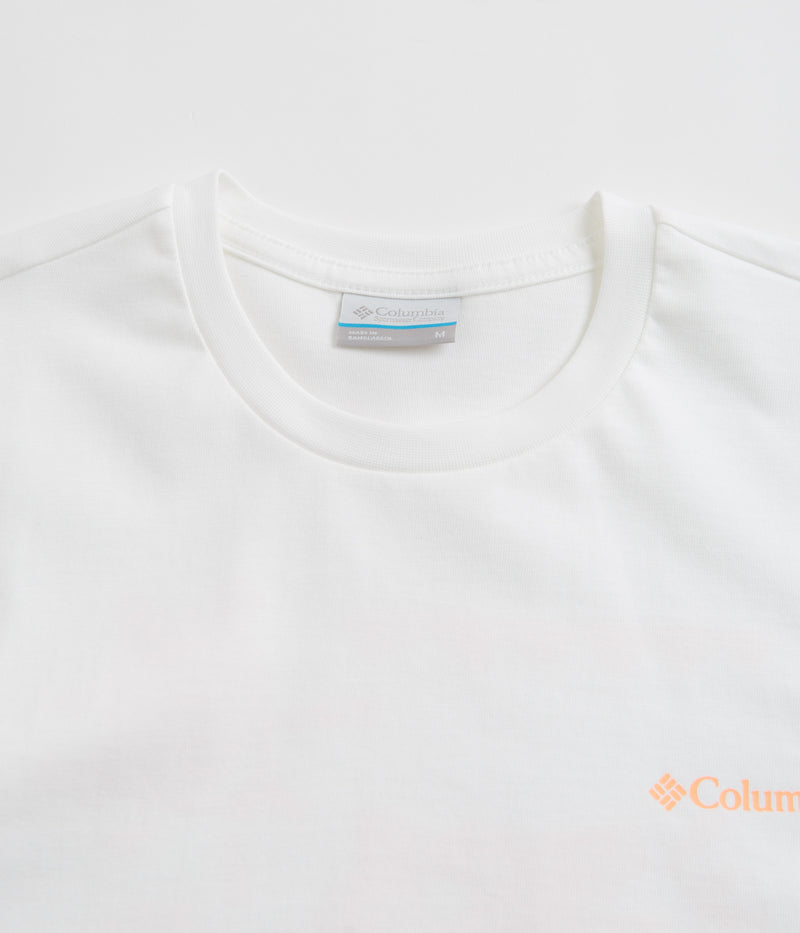 Columbia Explorers Canyon Back T-Shirt in White and Bearly Tribe