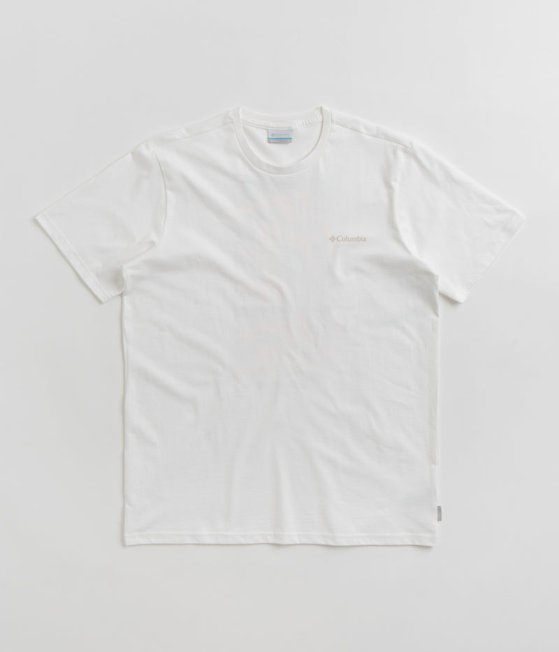 Columbia Explorers Canyon Back T-Shirt in White and Epicamp Graphic