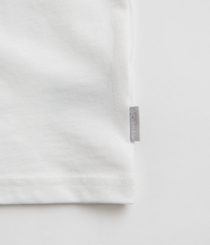 Columbia Explorers Canyon Back T-Shirt in White and Epicamp Graphic
