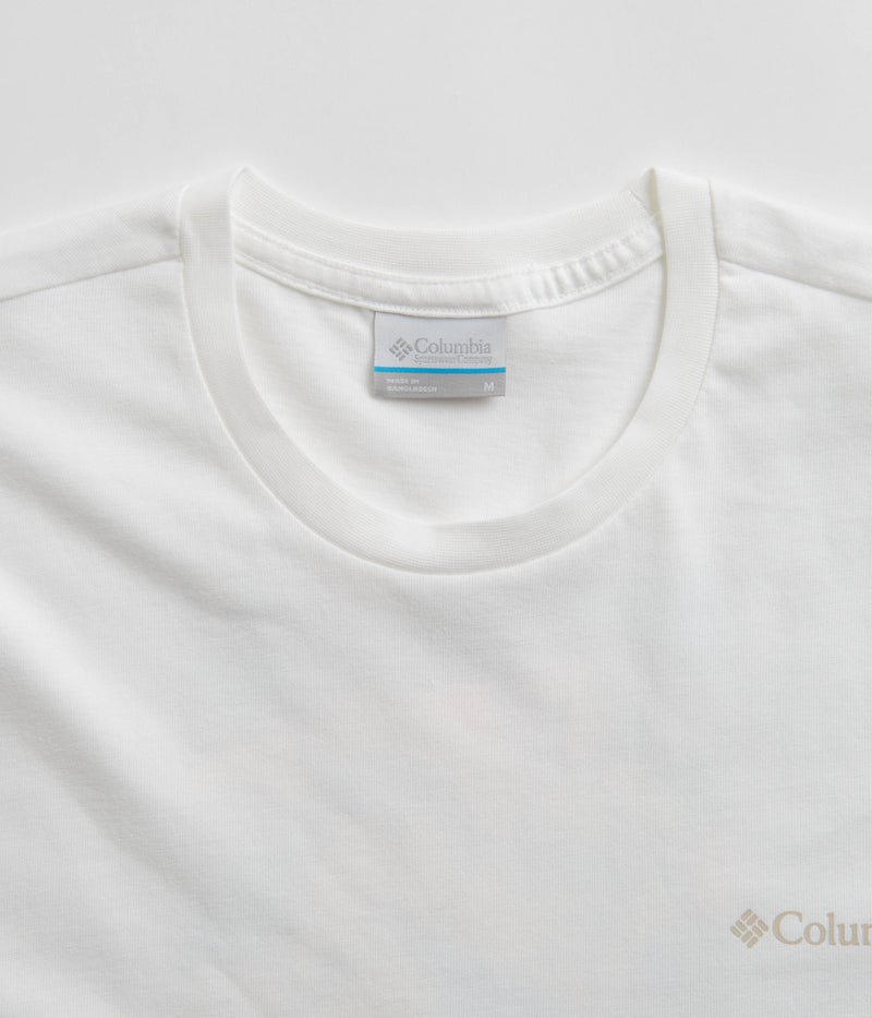 Columbia Explorers Canyon Back T-Shirt in White and Epicamp Graphic
