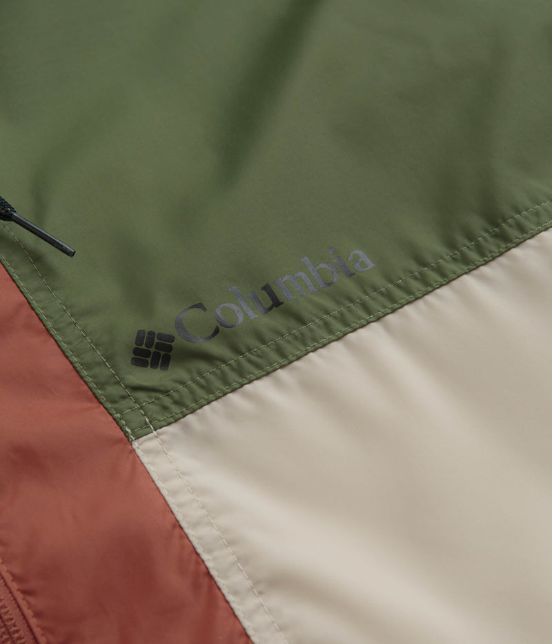 Columbia Flash Challenger Anorak in Dark Stone and Canteen / Auburn