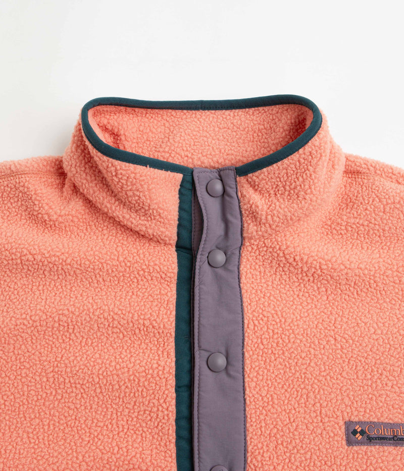 Columbia Helvetia Half Snap Fleece in Faded Peach