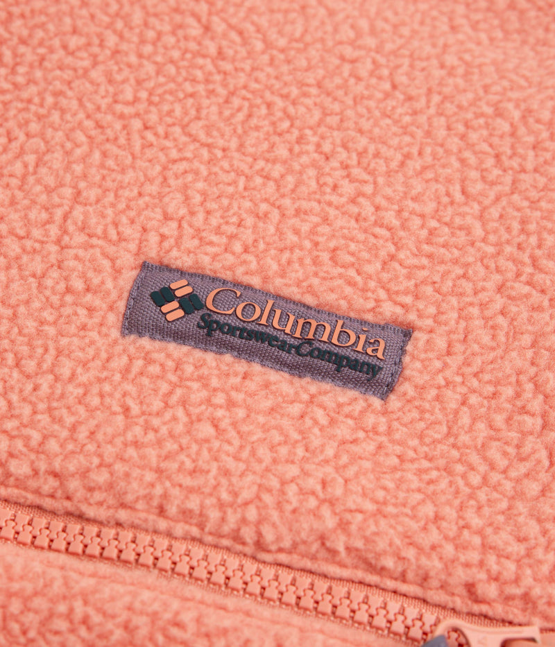 Columbia Helvetia Half Snap Fleece in Faded Peach