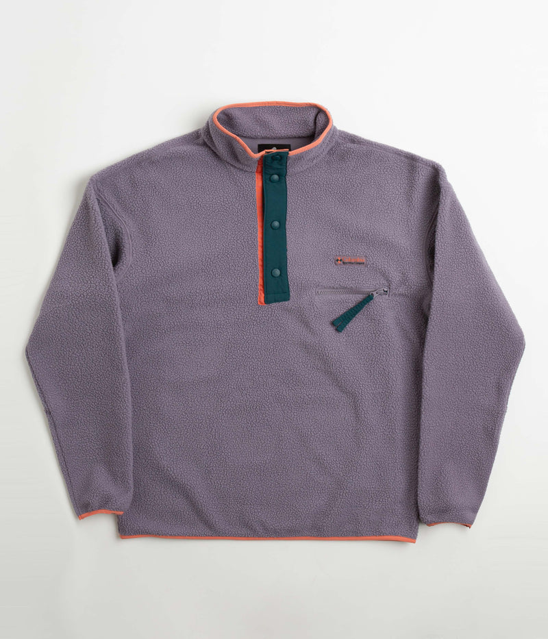 Columbia Helvetia Half Snap Fleece in Granite Purple