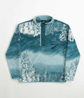 Columbia Helvetia Half Snap Fleece in Night Wave Solar Ski Print