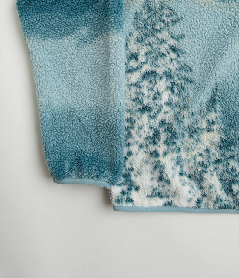 Columbia Helvetia Half Snap Fleece in Night Wave Solar Ski Print