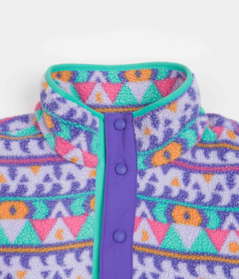 Columbia Helvetia Half Snap Fleece in Purple Lotus Camp Blanket