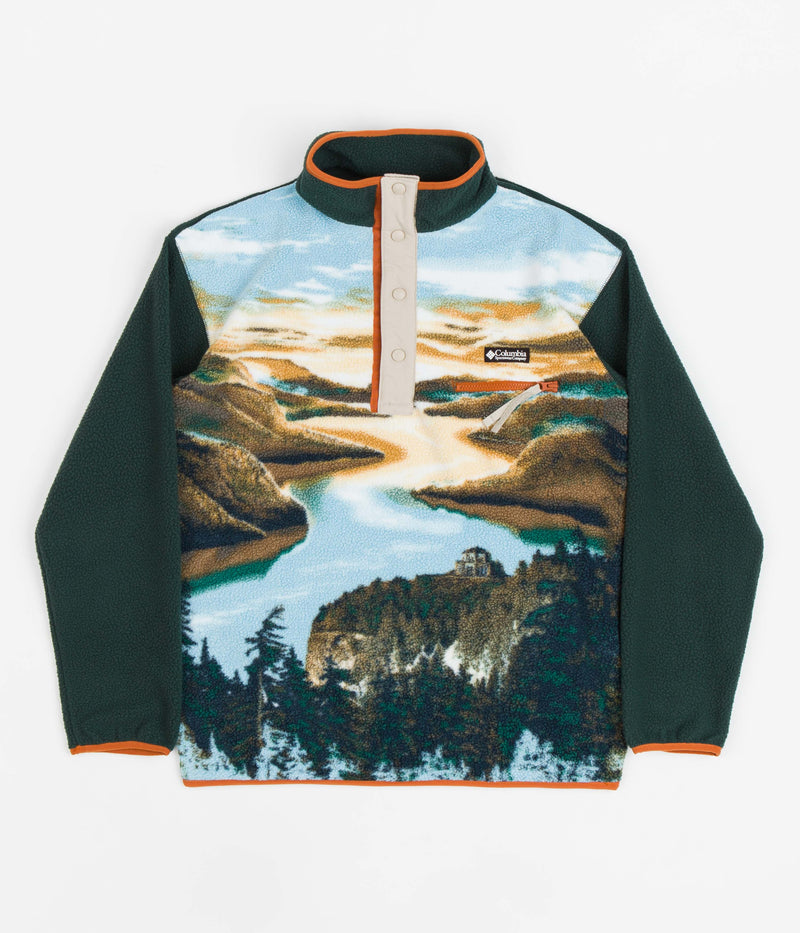 Columbia Helvetia Half Snap Fleece in Warm Copper CRG Print