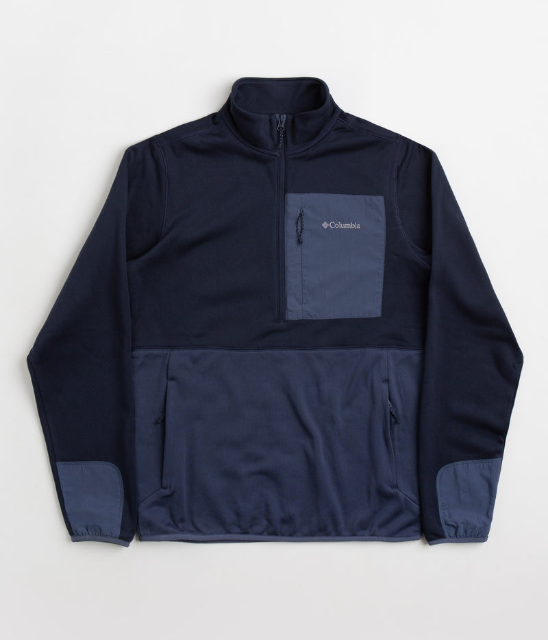 Columbia Hike Half Zip Fleece in Collegiate Navy and Dark Mountain