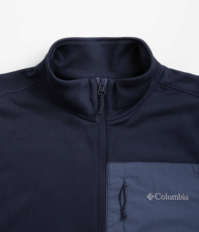 Columbia Hike Half Zip Fleece in Collegiate Navy and Dark Mountain