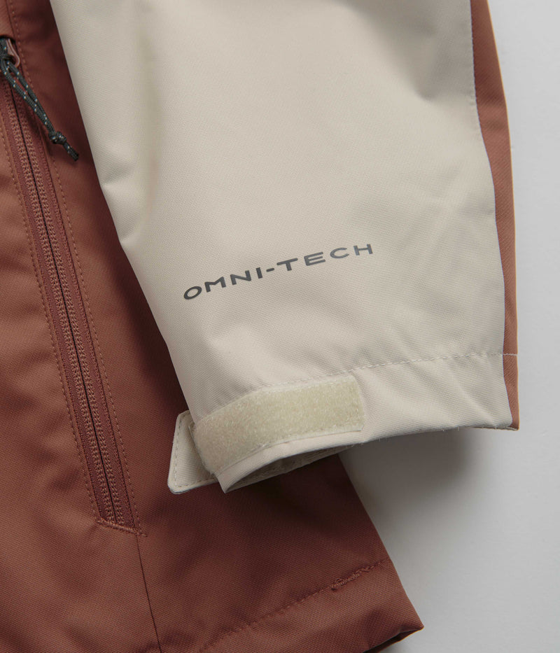 Columbia Hikebound Jacket in Dark Stone and Auburn