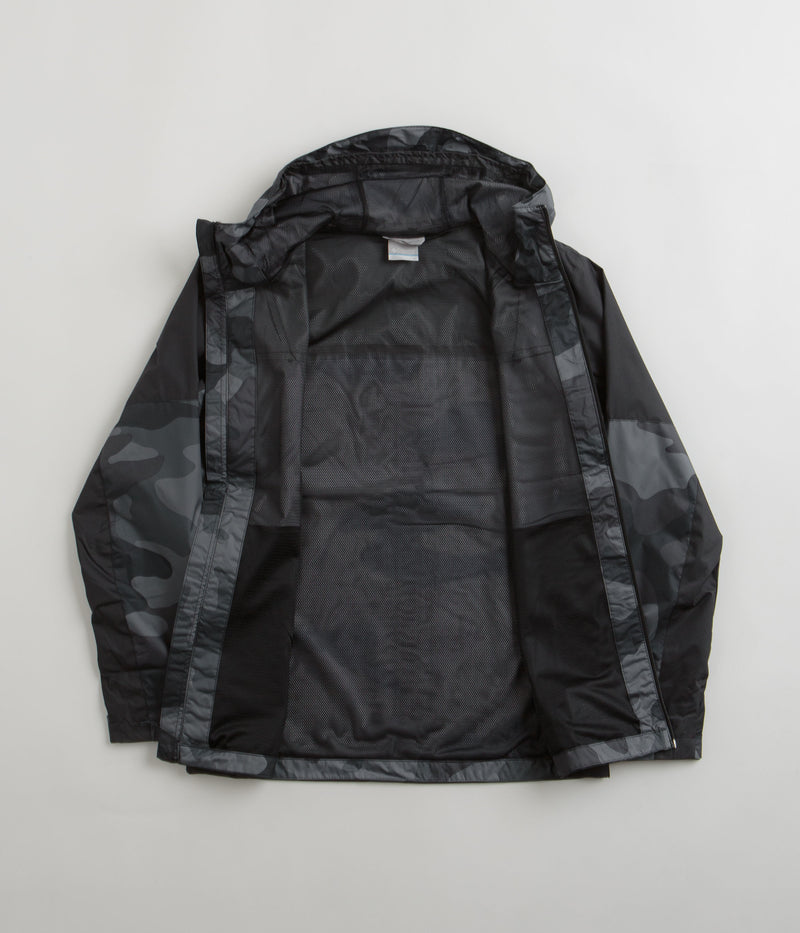 Columbia Inner Limits III Jacket in Black Mod Camo Print and Black