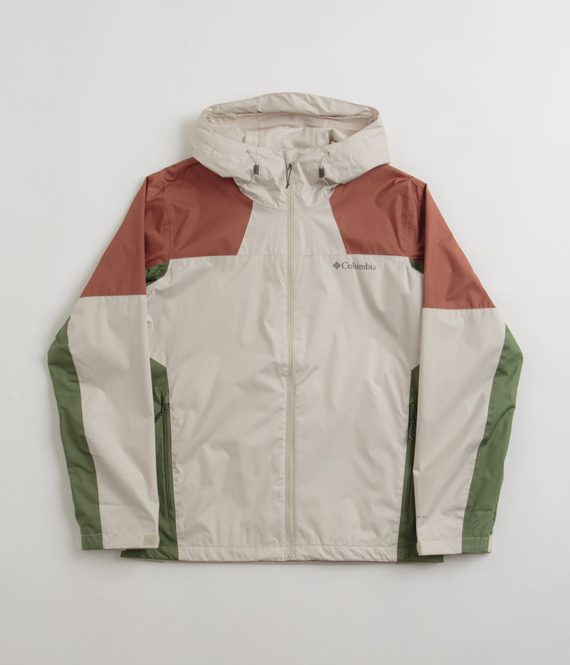 Columbia Inner Limits III Jacket in Dark Stone and Auburn / Canteen