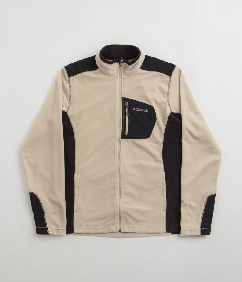 Columbia Klamath Range Full Zip Fleece in Ancient Fossil and Black