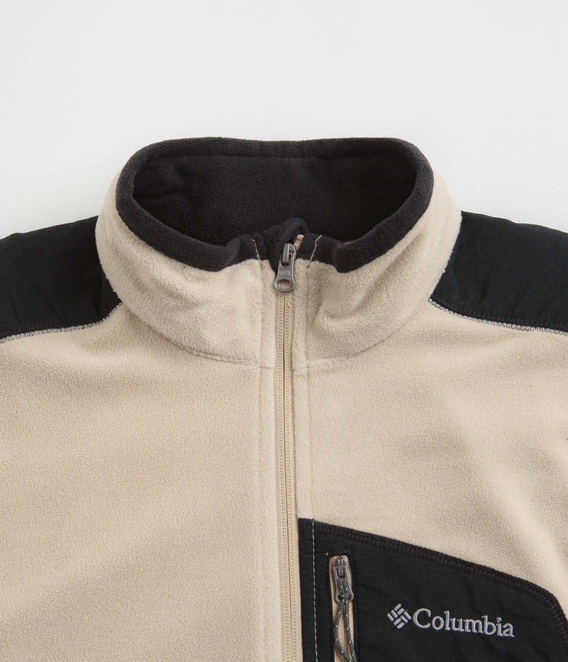 Columbia Klamath Range Full Zip Fleece in Ancient Fossil and Black