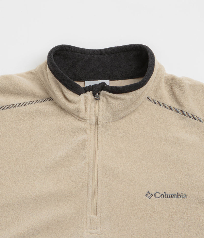 Columbia Klamath Range II 1/2 Zip Fleece in Ancient Fossil and Black