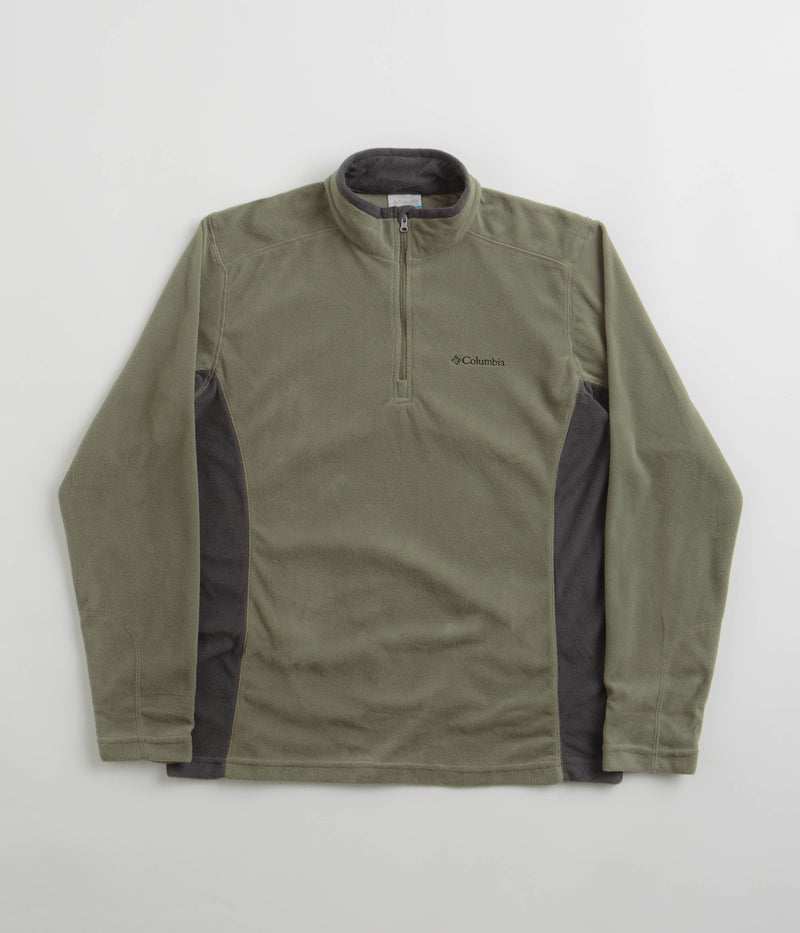 Columbia Klamath Range II 1/2 Zip Fleece in Stone Green and Shark