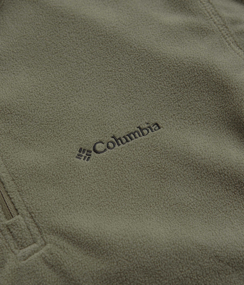 Columbia Klamath Range II 1/2 Zip Fleece in Stone Green and Shark