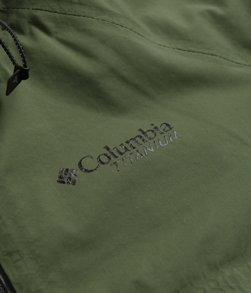 Columbia Mazama Trail Shell Jacket in Canteen and Black