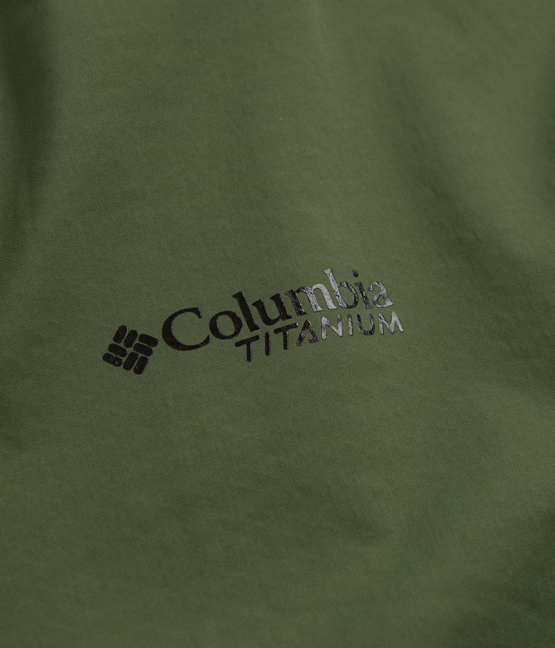 Columbia Mazama Trail Shell Jacket in Canteen and Black