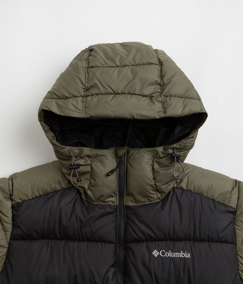 Columbia Pike Lake II Hooded Jacket in Stone Green and Shark
