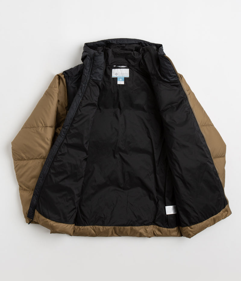 Columbia Puffect Hooded Jacket in Delta and Black