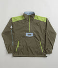 Columbia Riptide Anorak in Stone Green and Napa Green / Whisper