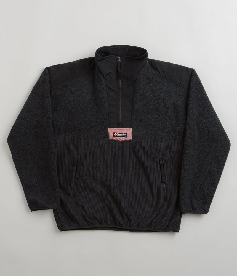 Columbia Riptide Fleece in Black and Salmon Rose