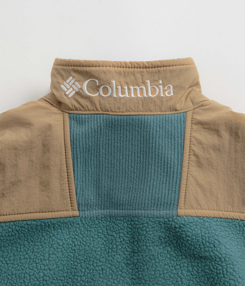 Columbia Riptide Fleece in Cloudburst and Canoe / Salmon Rose