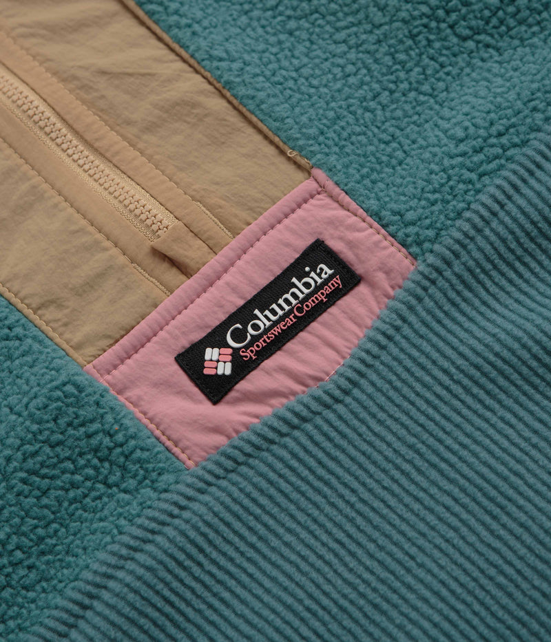 Columbia Riptide Fleece in Cloudburst and Canoe / Salmon Rose