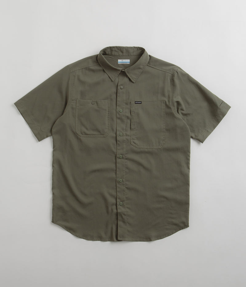 Columbia Silver Ridge Utility Lite Short Sleeve Shirt in Stone Green