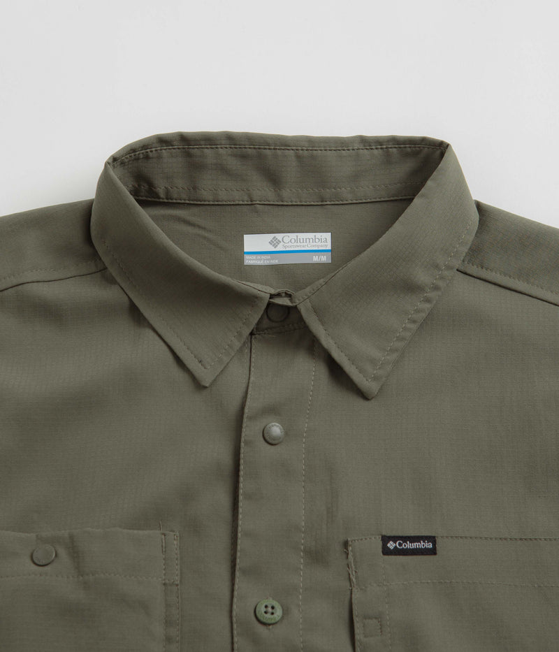 Columbia Silver Ridge Utility Lite Short Sleeve Shirt in Stone Green