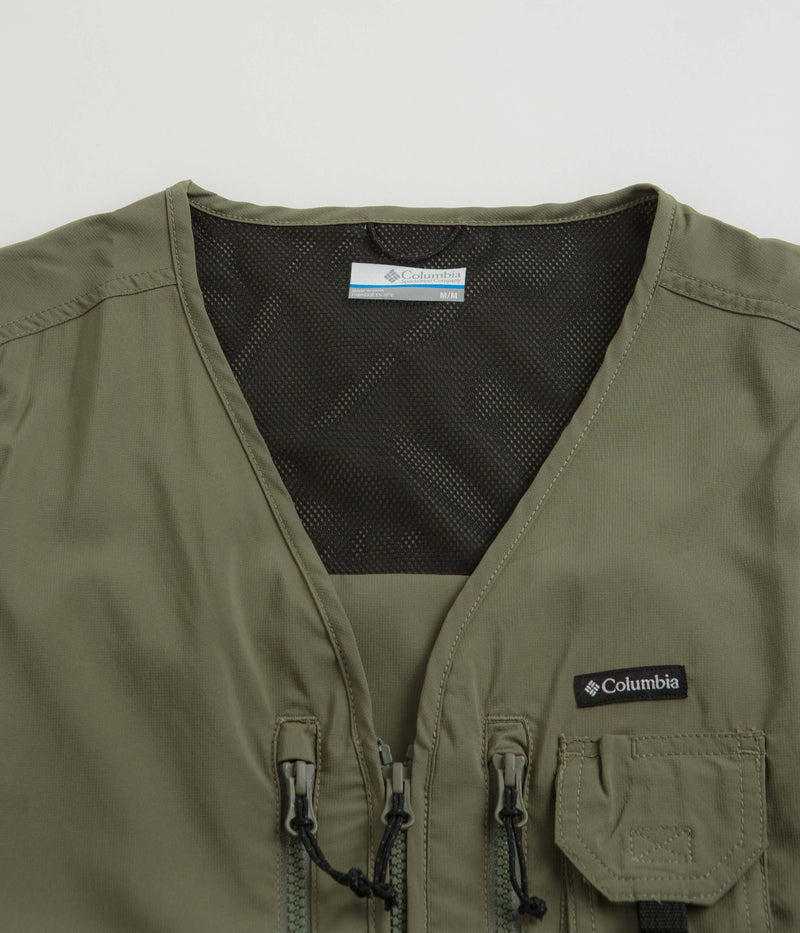 Columbia Silver Ridge Utility Vest in Stone Green