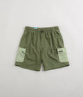 Columbia Summerdry Brief 7" Shorts in Canteen and Sage Leaf