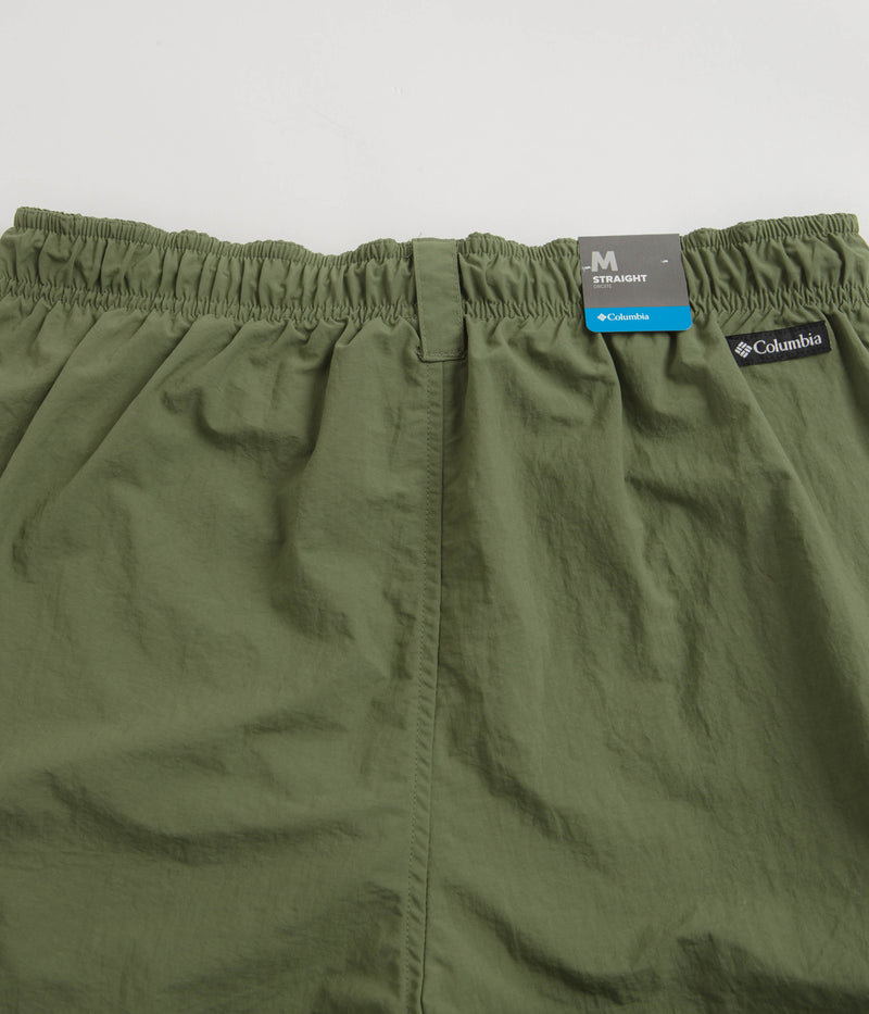 Columbia Summerdry Brief 7" Shorts in Canteen and Sage Leaf