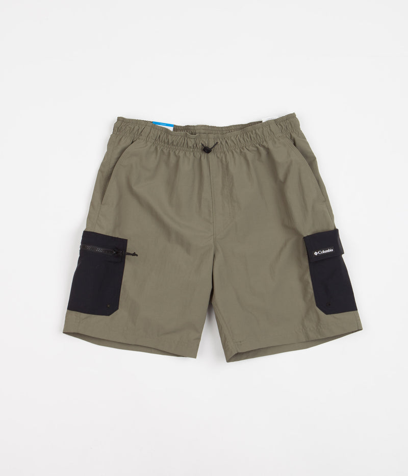 Columbia Summerdry Brief 7" Shorts in Stone Green