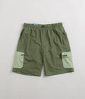 Columbia Summerdry Brief 9" Shorts in Canteen and Sage Leaf