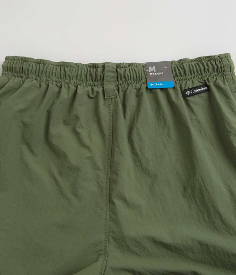 Columbia Summerdry Brief 9" Shorts in Canteen and Sage Leaf