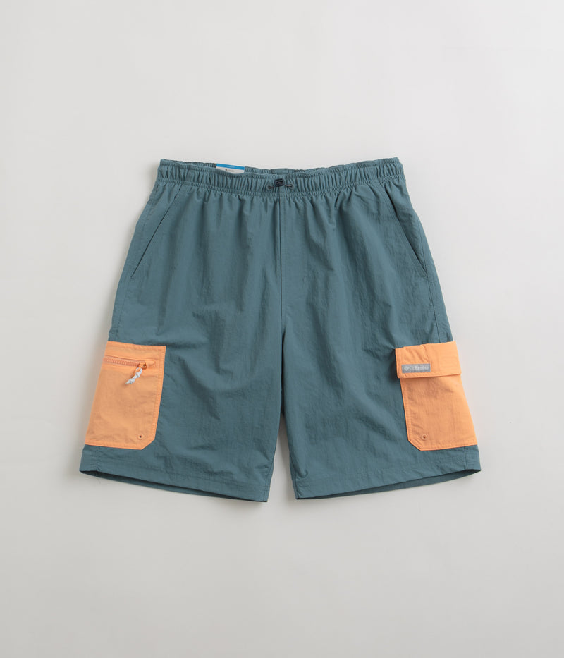 Columbia Summerdry Brief 9" Shorts in Cloudburst and Apricot Fizz