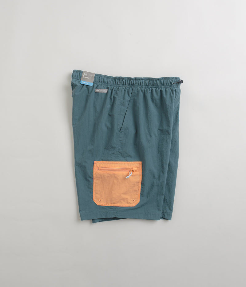 Columbia Summerdry Brief 9" Shorts in Cloudburst and Apricot Fizz