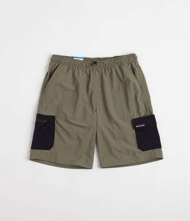 Columbia Summerdry Brief 9" Shorts in Stone Green