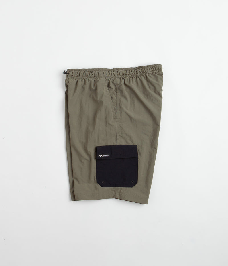Columbia Summerdry Brief 9" Shorts in Stone Green