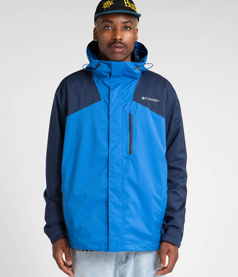 Columbia Ten Trails Jacket in Bright Indigo and Collegiate Navy