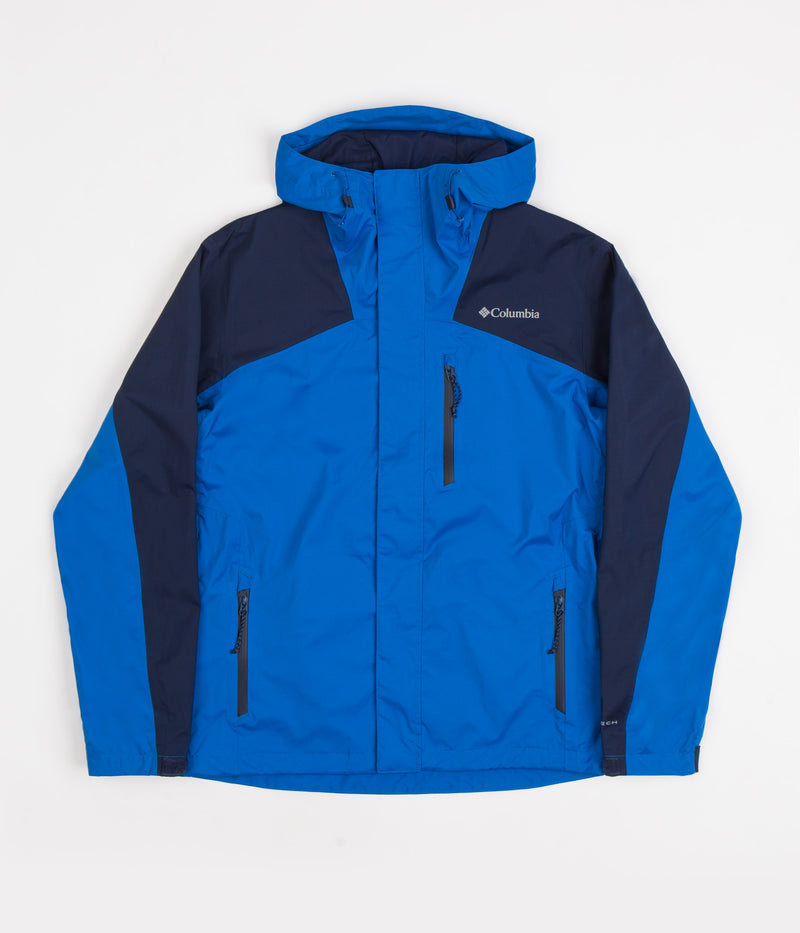 Columbia Ten Trails Jacket in Bright Indigo and Collegiate Navy